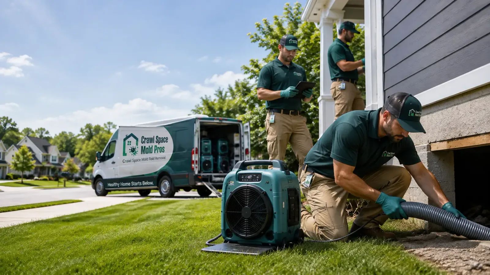 Crawl Space Mold Removal in Kansas, OK